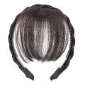 【ETOP】Wig Bangs Hair Hoop Braid Headband Instant Hair Bangs Twist Braid. 