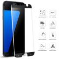 Galaxy S7 edge Full Glue Tempered Glass Screen Protector, [Case Friendly][100% Touch Sensitivity] Anti Scratch/Fingerprint For Samsung Galaxy S7 edge 5.5 inch(Black). 