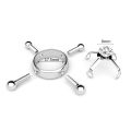 New Stainless Steel Fake Nipple Piercing Jewelry Round Non Piercing Nipple Ring Inlaid Zircon Fake Nipple Sexy Piercing Jewelry Charming Nipple Clamps NHTJ. 