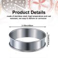 Fine quality stainless steel & aluminum 3 & 2 pcs cake, bread baking rings set. 