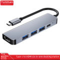 Cross-Border Expansion Dock type-c Docking Station HD usb3.0 c Turn hdmi  All-in-One Docking Station Converter. 