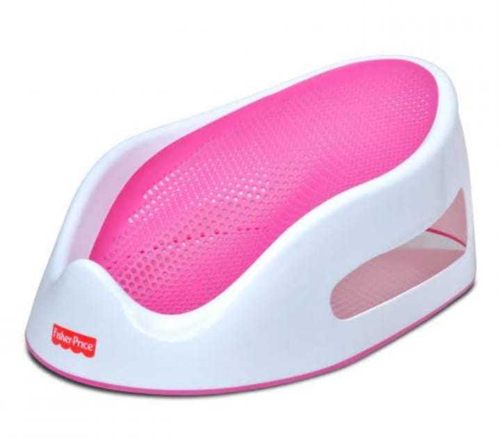 Fisher price Baby Bather Bath Seat Support Silicon, New Born Non Slip Shower Seat by Elite Clad