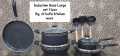 Induction base Nonstick Cooking set 12pcs Large Size Handi Karhai Saucepan frypan Tawa cooking stick set 3pcs. 