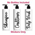 Toiletry Labels list- 25 piece- 2x1 inch size- only sticker- waterproof- 4 colors available- vinyl decal. 