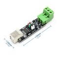 USB 2.0 to TTL RS485 Serial Converter Adapter FTDI FT232RL SN75176 double function double protection. 