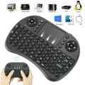 Tablet Bluetooth Keyboard Mini 2.4G Wireless Keyboard with Touchpad for PC Android Smart TV BOX (N). 
