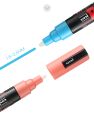 【HOT】 1Pcs UNI Posca Marker Pen PC-5M POP Poster Water-Based Advertising Mark Graffiti Pen 1.8-2.5Mm Painting Brush Art Supplies. 