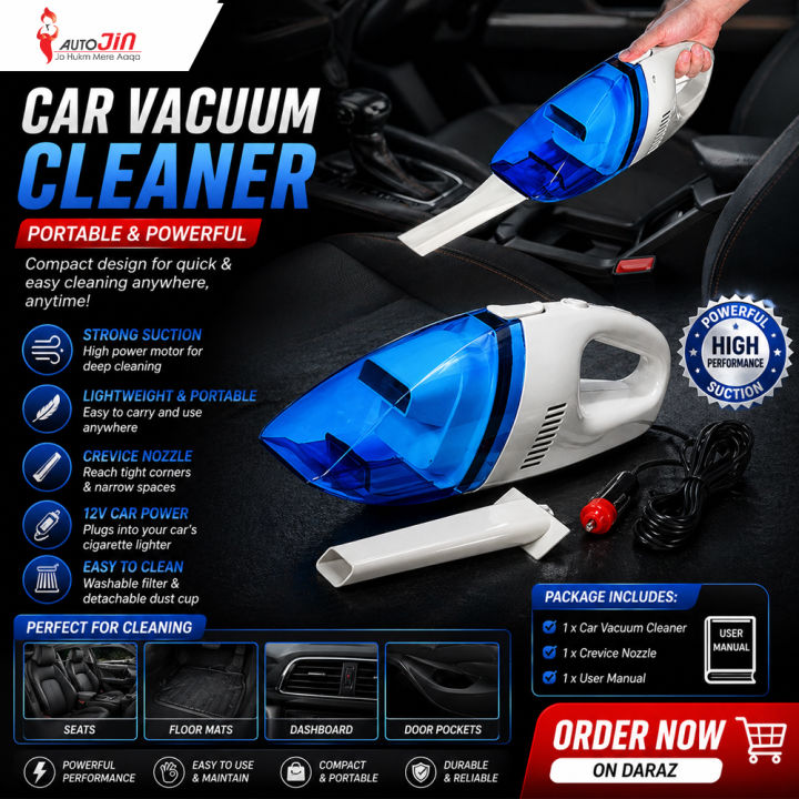 High Power Portable Car Vacuum Cleaner