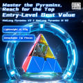 Pyraminx Pyramid Triangle Magic Cube Speed Puzzle Cube Stickerless 3 Layers Triangle Cube. 