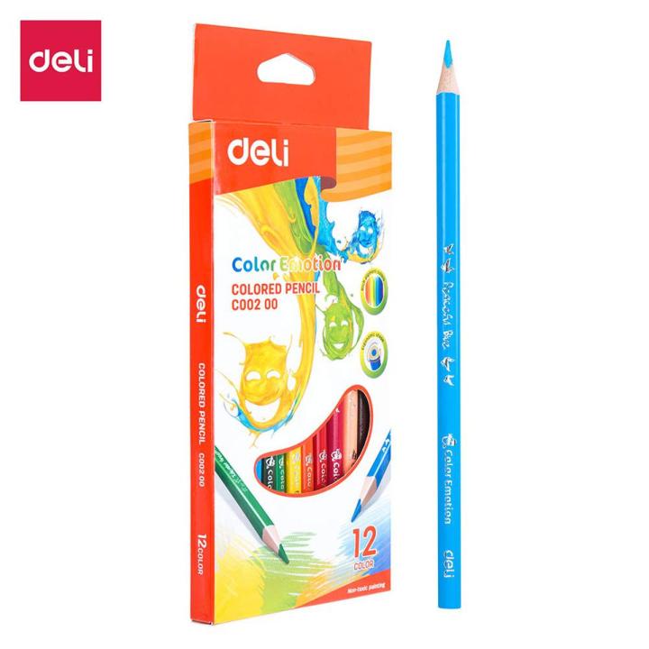 C 100 Colored Pencil Set - Pack of 12 Colour Student Coloring Multi color