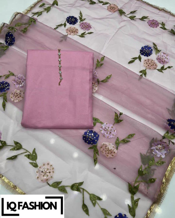 Dress%20for%20Girls%20-%20Unstitched%20Fabric%20-%203%20pc%20Suit%20for%20Women%20-%20Kattan%20Silk%20Shirt,%20Trouser%20-%20Organza%20Brush%20Paint%20Original%204%20Side%20Heavy%20Bails%20with%20Kiran%20Lace%20Work%20Dupatta%20-%20Ladies%20Suit%20-%20IQ%20Fashion%20Customized%20-%20Image%2010