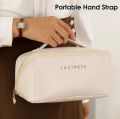 Waterproof Makeup Storage Bag | Makeup Brushes Bag & Toiletries Organizers with Full of Storage | Cosmetic Brush Kit | Make Up Bags Pouch with Zipper For Travelling | Multipurpose Traveling Cosmetic Bags for Women. 