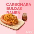 Samyang Buldak Ramen Cream Carbonara Hot Chicken Flavor 24.65 oz | Pack of 5 | Imported Noodles. 