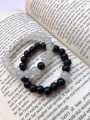 Combo Matching Black  And White Glass Beads Bracelet For Friends, Bestfriends, Bff, Couple, Boys and Girls 1 pair of Couple Bracelet- classic design- 8mm size beads- for boys & girls both. 