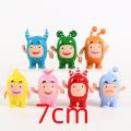 7pcs/set Oddbods Pvc Figures Toys Desk Decoration Dolls Cartoon Kawaii For Kids Children. 