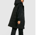Parachute Long Pocket Gilet For Women | Sleeveless Long Jacket With Adjustable Drawstrings at Waist. 