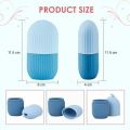 Ice Roller Faical Massage For Face Eye and Neck, Skin Care Massager, Silicone Ice Cube Tray, Ice Cube Roller Massager, Ice Facial Roller Massage Shrink Pore Skin Care Tools, Reusable Ice Stick Remove Dark Circle, De-Puff Eye Bags. 