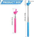 Telescopic Extendable Pointer Foldable Hand Pointer Finger Design Pointer Mini Stick Teacher Training Stick Classroom early educational stick Blackboard pointing tool. 