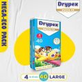 Drypex Diaper Gold Pack 40 Pcs Size Large-4. 