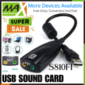 Sound Card good Sound 5H V2 USB 7.1 High Quality Channel 3D External Sound Card Adapter.. 