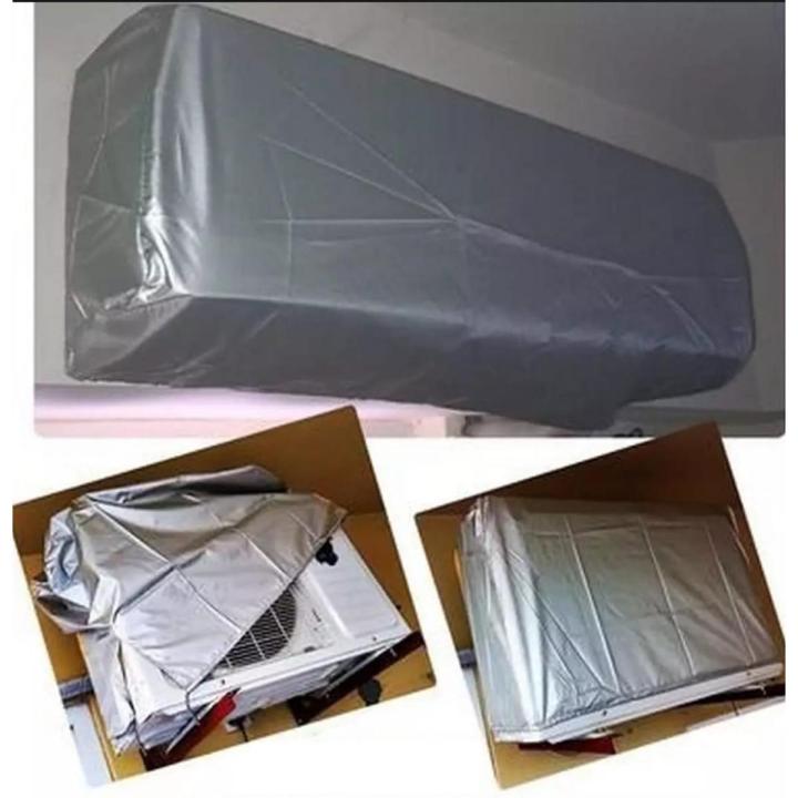 AC Cover 1 Ton DC INVERTER for Indoor & Outdoor Unit 1 Ton Grey parachute waterproof