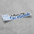 Customized Design Your Own Personalized Social TikTok, Instagram, Snapchat, Google, Bank, Facebook Stickers Decals Text Name Image Photo QR Code. 