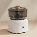 Mini Food Processor, Unplugged Multifunctional Cooking Machine, Electric Meat Grinder Vegetable Chopper Garlic Masher Kitchen Blender Household Assistant. 