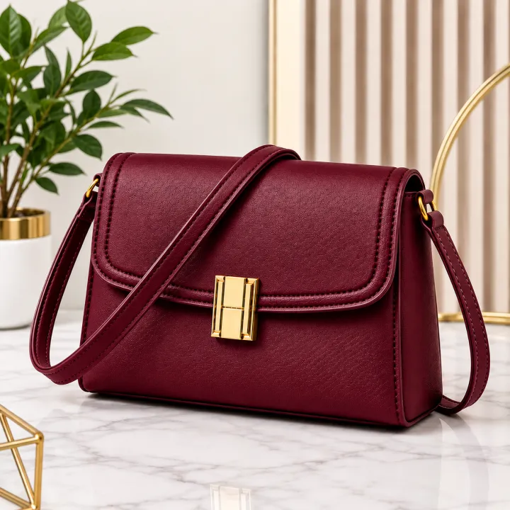 Style%20Hub%20New%20Design%20Flap%20Front%20Handbag%20for%20Women%20&%20Girls%20-%20Fashionable%20Shoulder%20Side%20Purse%20with%20Adjustable%20Strap%20-%20Image%204