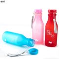 【HOT】 550ML Portable Sling Transparent Matte Water Cup Candy Color Water Bottles Drinking Cup Kettle Outdoor Sports Water Bottle. 