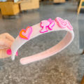 Cute Barbie Princess Headband Sweet Girl Women Plush Hairband Female Casual Temperament Head Hoop Hair Accessories. 