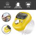 Pack of Three Mini Hand Held Finger Ring Tasbeeh Portable Digital LCD Zikr Tasbeeh Tally Counter Clicker - Mini Handheld Finger Ring Design. 