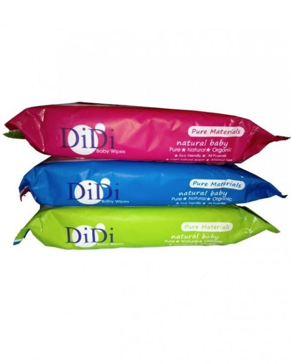 3 PACKETS DIDI WET WIPES PACK OF 80 SHEETS - A GOOD QUALITY WET WIPES - BEST FOR MAKE UP & BEAUTY PARLOR USE - AND ALSO USE FOR BABY - SOFT TOUCH - COMFART ZONE