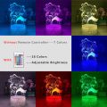 Newest MY HERO ACADEMIA Himiko Toga 3D ANIME LAMP Boku no Hero Academia Cross my body Night lights For Bedroom Decoration. 