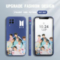 Jizetin for Huawei Nova 7I / Nova 6 SE Back Cover BTS Handsome Boys Team Liquid Silicone Phone Case Soft Full Camera Protect Phone Cases. 