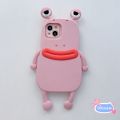 3D Cute Frog Phone Case For Vivo Y02 Y77 Y77E Y22 Y22S Y16 Y35 2022 4G Y17 Y15 Y12 Y11 S1 Pro Y9S Y7S Soft Cases Silicone Cover. 