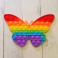 Pop it fidget toy stress reliever best design popit butterfly design big size butter fly pop it.. 