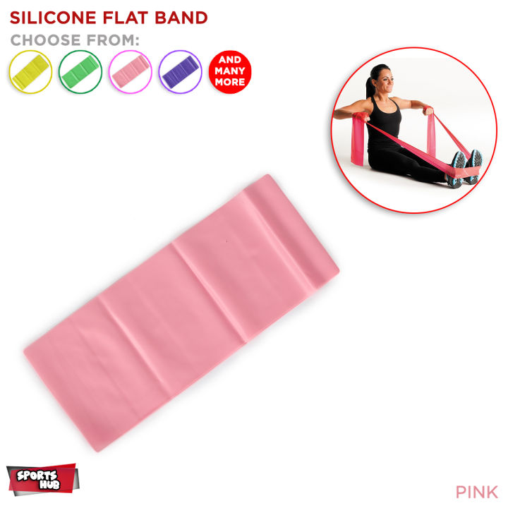 Yoga Pilates Stretch Resistance Band Exercise Fitness Band Training Elastic Exercise Fitness Rubber