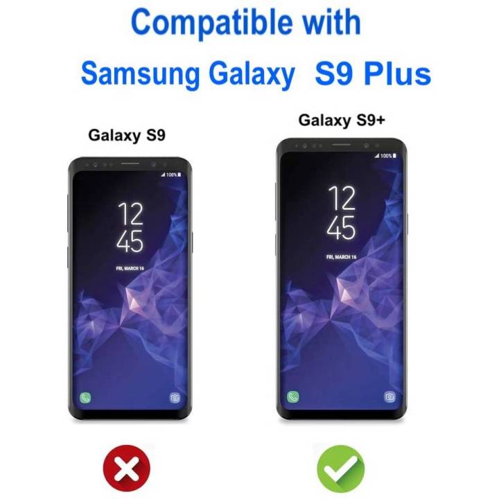 Samsung Galaxy S9 Plus - Soft Shock Proof Jelly Back Cover - Soft Silicone Transparent case Full Edge Cover for S9 Plus