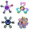 Rainbow Metal Fidget Spinner. 