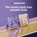 Monster XKT15 Wireless Bluetooth 5.3 Headphones Gaming Earbuds Unique Design Gamer Headset TWS Noise Reduction Earphones New. 