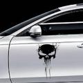 Big Size 24"x16" (Black) Punisher Skull Sticker for Car Bonnet, Car Modification, Car Decoration. 