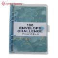 Diary Notebook Waterproof Money Saving Binder Book with Cash Envelopes Notebook for Money Saving Challenge. 