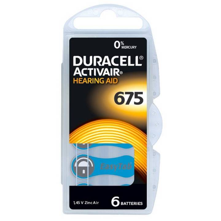 Duracell Hearing Aids Batteries / Duracell Hearing Aid Battery Size # 675