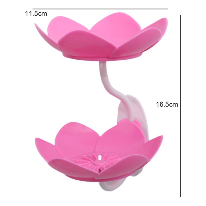 4Colors%20Flowers%20Shape%20Wall%20Mounted%20Soap%20Containers%20Dish%20Double%20Layer%20Soap%20Holder%20Tray%20Bathroom%20Soap%20Dishes%20-%20Image%207