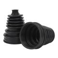 2Pcs CV Joint Boots Set Silicone Material Wear Resistance Dustproof Without Removing Highly Flexible CV Boots for Cars. 