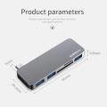 Hagibis ( Manufacturer for Xiaomi Mi ) USB C Hub 5 in 1 Type C to SD/TF Card Reader USB 3.1 HUB Adapter high speed for MBook Air Pro Huawei Xiaomi Samsung. 