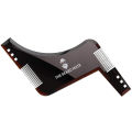 New DIY Facial Hair Styling Beard Comb for Men – Transparent Beard Line-Up and Shaping Template Tool with Dual Edges | Jawline, Neckline, Mustache & Goatee Trimmer Guide | Reusable Professional Beard Shaper Comb. 