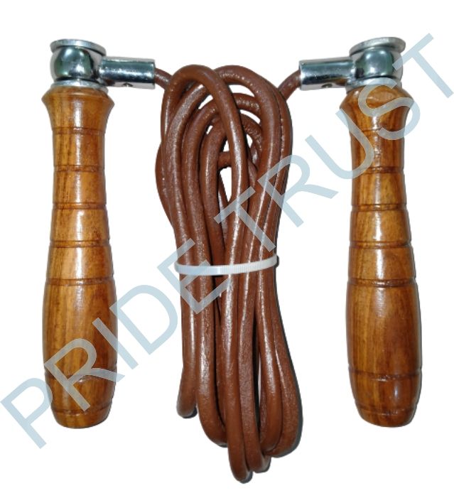 Pro Weighted Leather Skipping Rope, Wsrl-00100