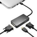 Mini Display Port Thunderbolt to DVI VGA HDMI Adapter Cable, 3 In 1 Adapter Video Converter Cable For MacBook/iMac/Microsoft Surface Pro/Thinkpad. 