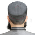 Kamal Muslim Cap For Men's Islamic Prayer Kufi Headwear Suiting Fabric  Stylish Namaz Salah Topi Traditional Wear Thread Hand Made Design. 